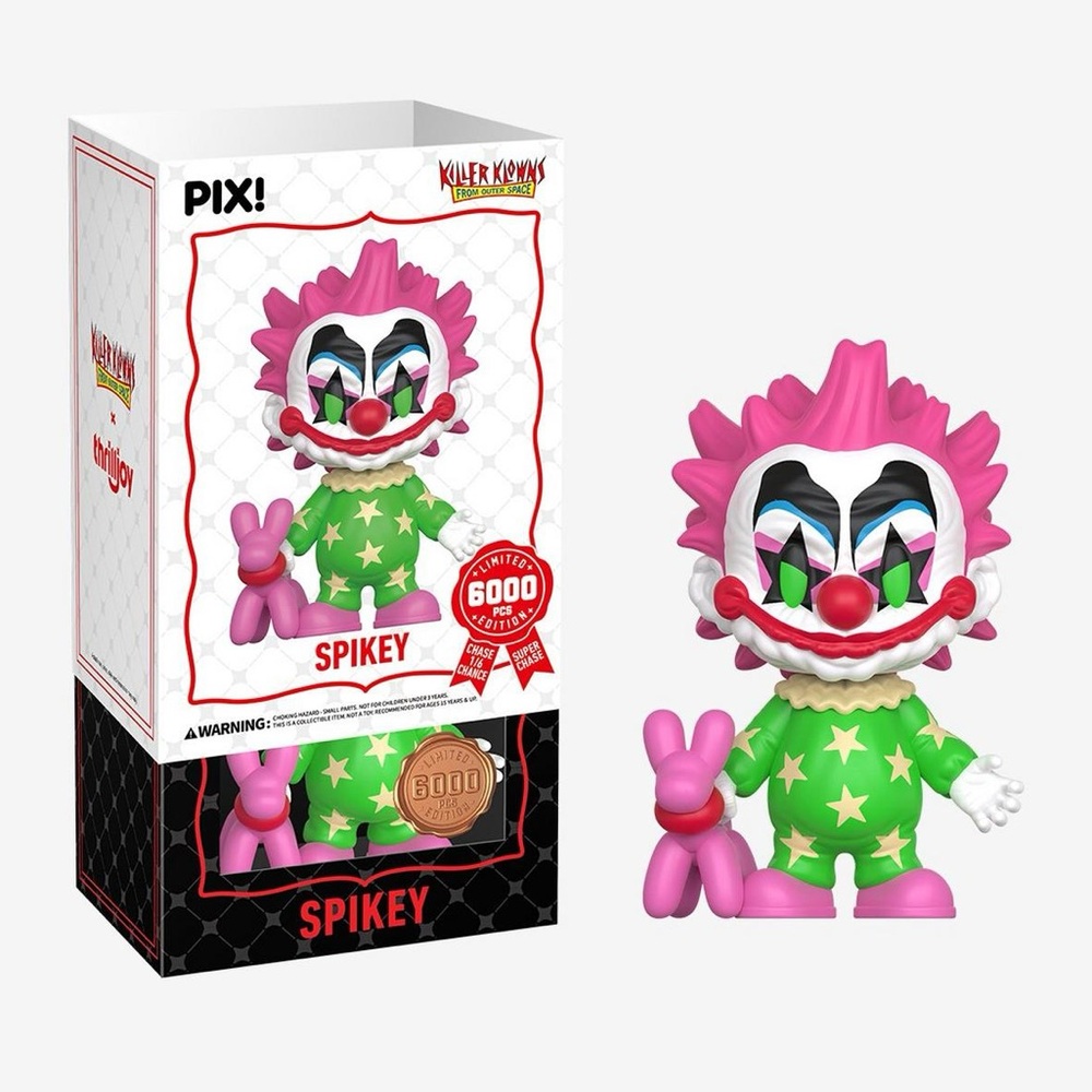 Thrilljoy Killer Klowns From Outer Space Pix! Spikey Collectible Figure 🆕